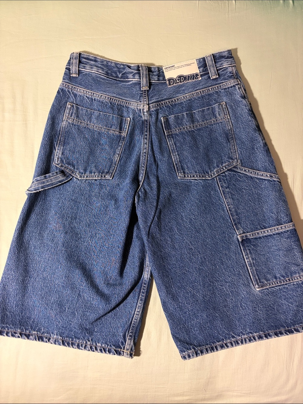 DrDenim Blue Cargo Jorts